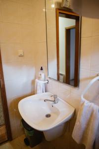 Koupelna v ubytování Apartman Vuk