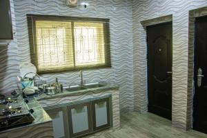 Kuchyň nebo kuchyňský kout v ubytování Apartment in Port Harcourt - De Miruchen Home