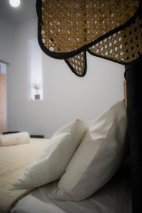 Postel nebo postele na pokoji v ubytování Nomad apartment