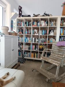 Knihovna v bed and breakfast