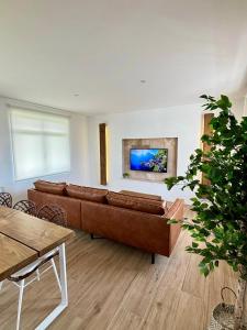 TV a/nebo společenská místnost v ubytování Casa Maruxa