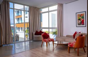 Uma área de estar em Mandarin Palace Hotel & Spa