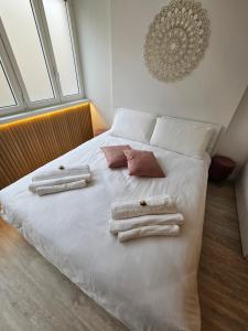 Postel nebo postele na pokoji v ubytování Nicolhouse 20