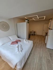Postel nebo postele na pokoji v ubytování Nicolhouse 20