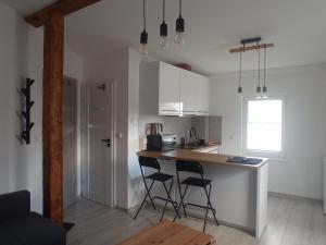 Kuchyňa alebo kuchynka v ubytovaní Apartament Wolności