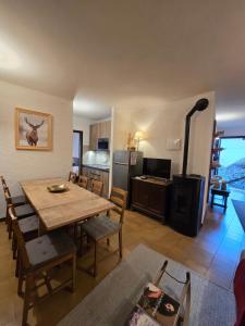 Kuchyň nebo kuchyňský kout v ubytování bb26 apartment mountain Lozio