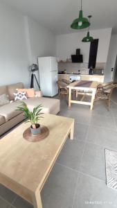 Posezení v ubytování Nomad apartment