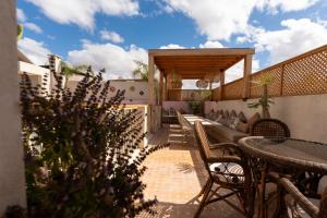 Balkón nebo terasa v ubytování Riad Rumi Marrakech Medina