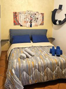 Łóżko lub łóżka w pokoju w obiekcie Holiday home Amalfi Coast Maiori