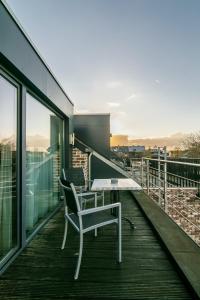 Balkón nebo terasa v ubytování B&B Villa Curtricias
