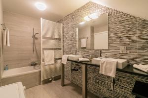 Koupelna v ubytování B&B Villa Curtricias