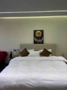 Cama o camas de una habitación en Roone pyramids view inn
