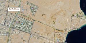 una mappa con la residenza cellulare della parola di Cali Residence a Sharm El Sheikh