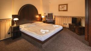 Postelja oz. postelje v sobi nastanitve Hotel Lovecký zámeček Orion