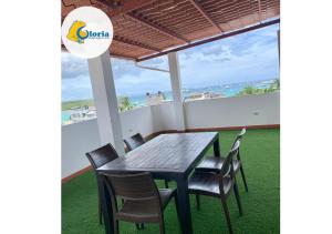 Balkoni atau teres di Gloria - Galápagos Inn
