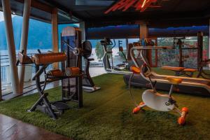 Fitness centrum a/nebo fitness zařízení v ubytování Ambienthotel PrimaLuna