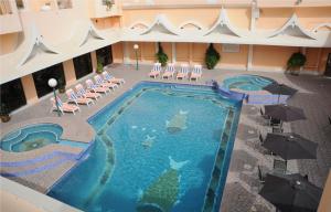 
منظر المسبح في فندق بوابة الخليج او بالجوار
