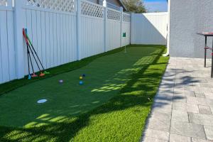 Golf v prázdninového domu nebo okolí