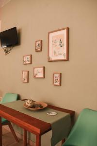 TV a/nebo společenská místnost v ubytování Cactus rooms