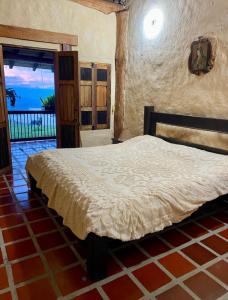 Voodi või voodid majutusasutuse Finca de descanso la Rumanía toas