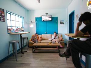 Posezení v ubytování Sin City Hostel
