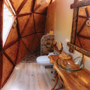 Posezení v ubytování Los Glampings De Taytamaki