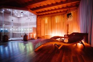 Posezení v ubytování Gazdovský dvor B&B s Mini Wellness