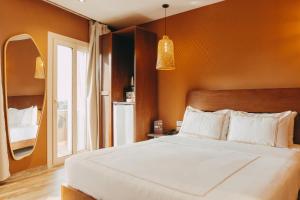 Letto o letti in una camera di Almas Pyramids View Hotel