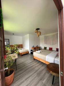 Postel nebo postele na pokoji v ubytování Black Llama Hostel Cusco