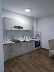 Kuchyň nebo kuchyňský kout v ubytování Apartman Tara 2