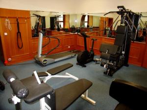 Fitness centrum a/nebo fitness zařízení v ubytování Hotel Opera
