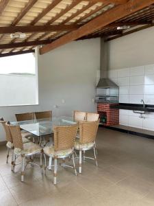 Kuchyň nebo kuchyňský kout v ubytování Refúgio Santo Hilário