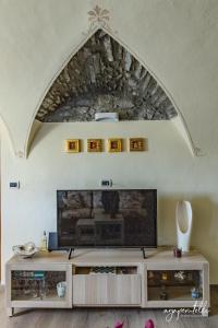 TV/trung tâm giải trí tại La Terrazza di Tranci