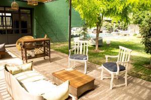 En have udenfor Refugio Padma