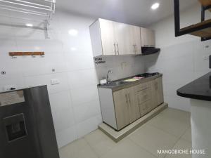 Kuchyň nebo kuchyňský kout v ubytování MANGO BiCHE - HOUSE