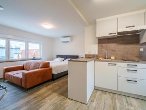 Dapur atau dapur kecil di Apartment in Landgraaf near SnowWorld