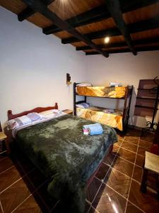 Postel nebo postele na pokoji v ubytování Faustina