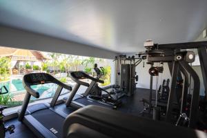 Fitness centrum a/nebo fitness zařízení v ubytování Samadiya Canggu