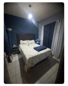 Postel nebo postele na pokoji v ubytování Casa habitación recámara privada