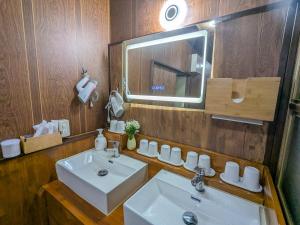 富士たから荘山中館的一间浴室