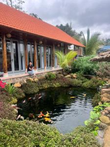 Zahrada ubytování Homestay Bảo Lộc Ngọc Kim