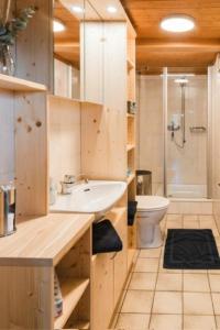 Koupelna v ubytování Ferienhaus Altmann