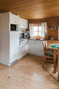 Kuchyň nebo kuchyňský kout v ubytování Ferienhaus Altmann