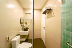 Koupelna v ubytování Ngọc Minh Châu Hotel
