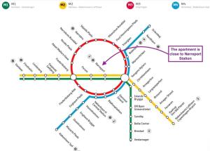 a map of the melbourne subway at Copenhagen Collection King s Garden Studio in Copenhagen +37 photos