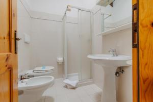 Koupelna v ubytování Hotel Spera