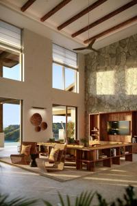 Χώρος καθιστικού στο Nekajui, a Ritz-Carlton Reserve
