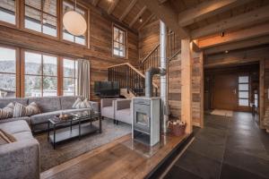 Telewizja i/lub zestaw kina domowego w obiekcie IM WEIDACH Superior Chalets