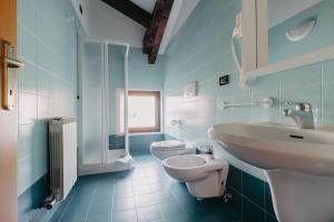 Koupelna v ubytování Hotel Spera