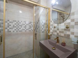 Koupelna v ubytování Hotel Perun